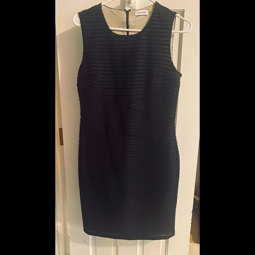 Black short dress, Calvin Klein, size 8